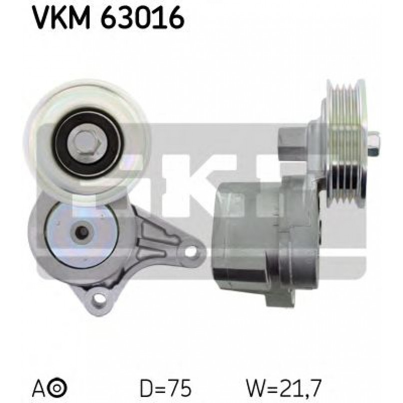 VKM 63016 SKF Натягувач поліклинового ременя